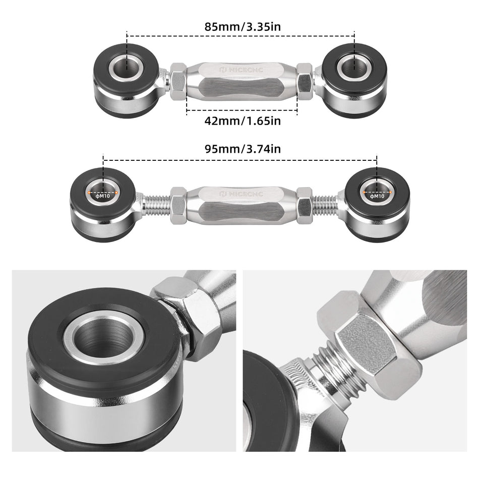 NICECNC Front Engine Mount Stabilizer Link for Harley Sportster Dyna Touring