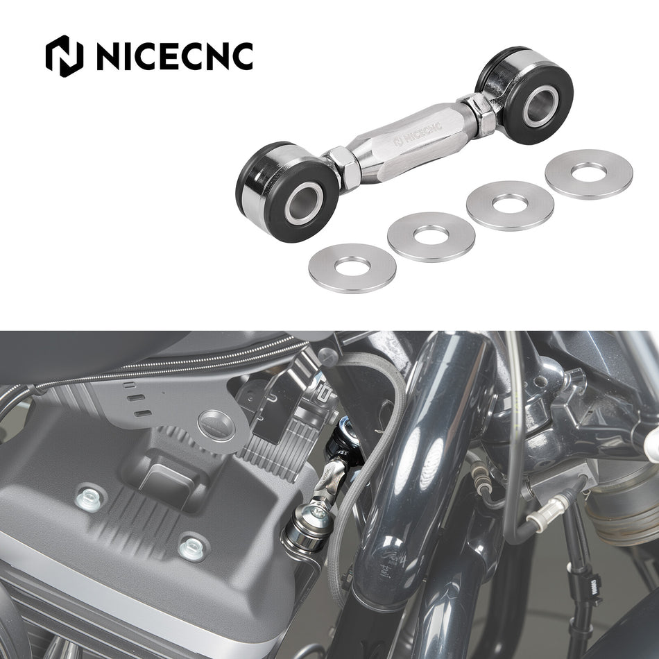 NICECNC Front Engine Mount Stabilizer Link for Harley Sportster Dyna Touring