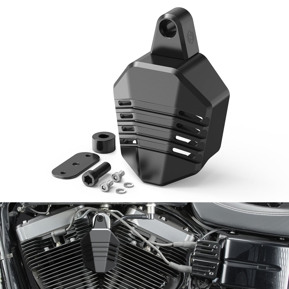 NICECNC Horn Cover For 2006–2017 Harley Dyna with Twin Cam engines