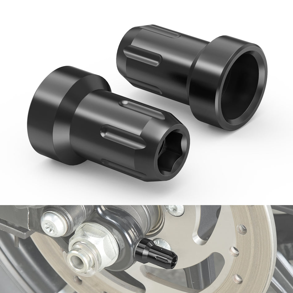 NICECNC Aluminum Rear Axle Adjuster for Harley Sportster 883 XLH883 1200 XR1200 Iron 883 XL883N