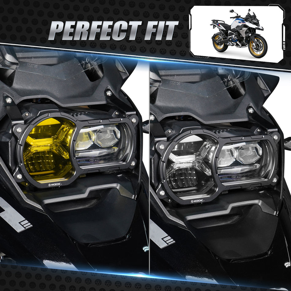 NiceCNC Headlight Protector For BMW R1250GS 2020-2023 R1250GS Adventure 2020-2024