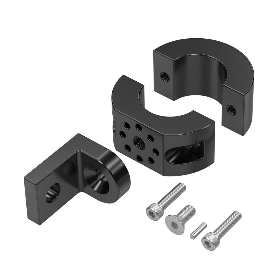 NICECNC Pair 1" Light Mount Light Bumper Clamp For YAMAHA TENERE 700 2019-2024
