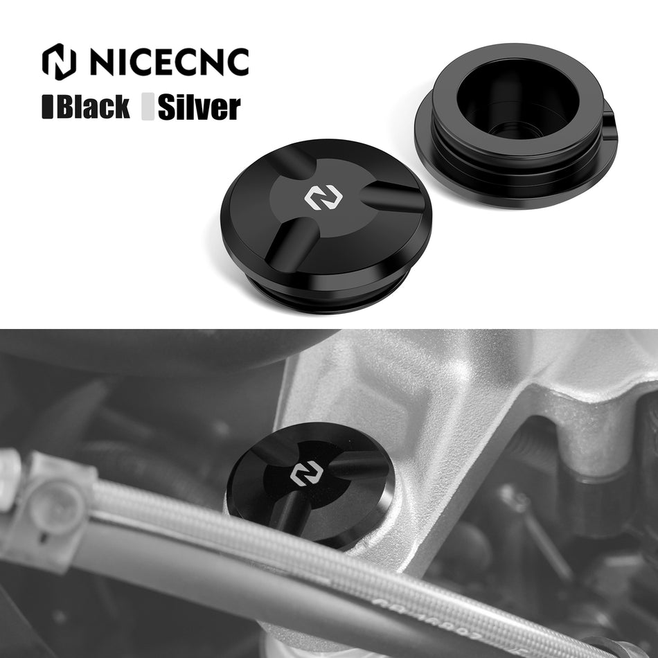 NICECNC Front Fork Top Tube Covers Caps For BMW R1250GS Adv 2018-2022 R1200GS Adv 14-18