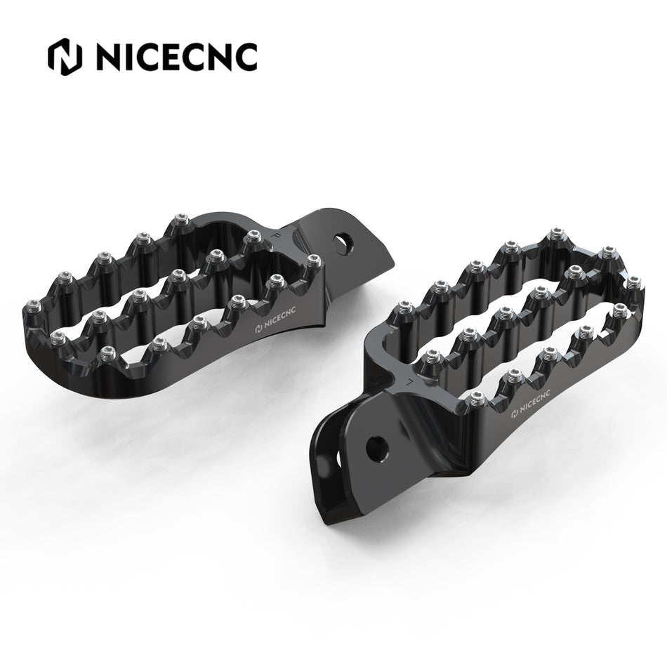 NiceCNC Wide Foot Pegs Footrest For BMW R1200GS R1250GS Adventure