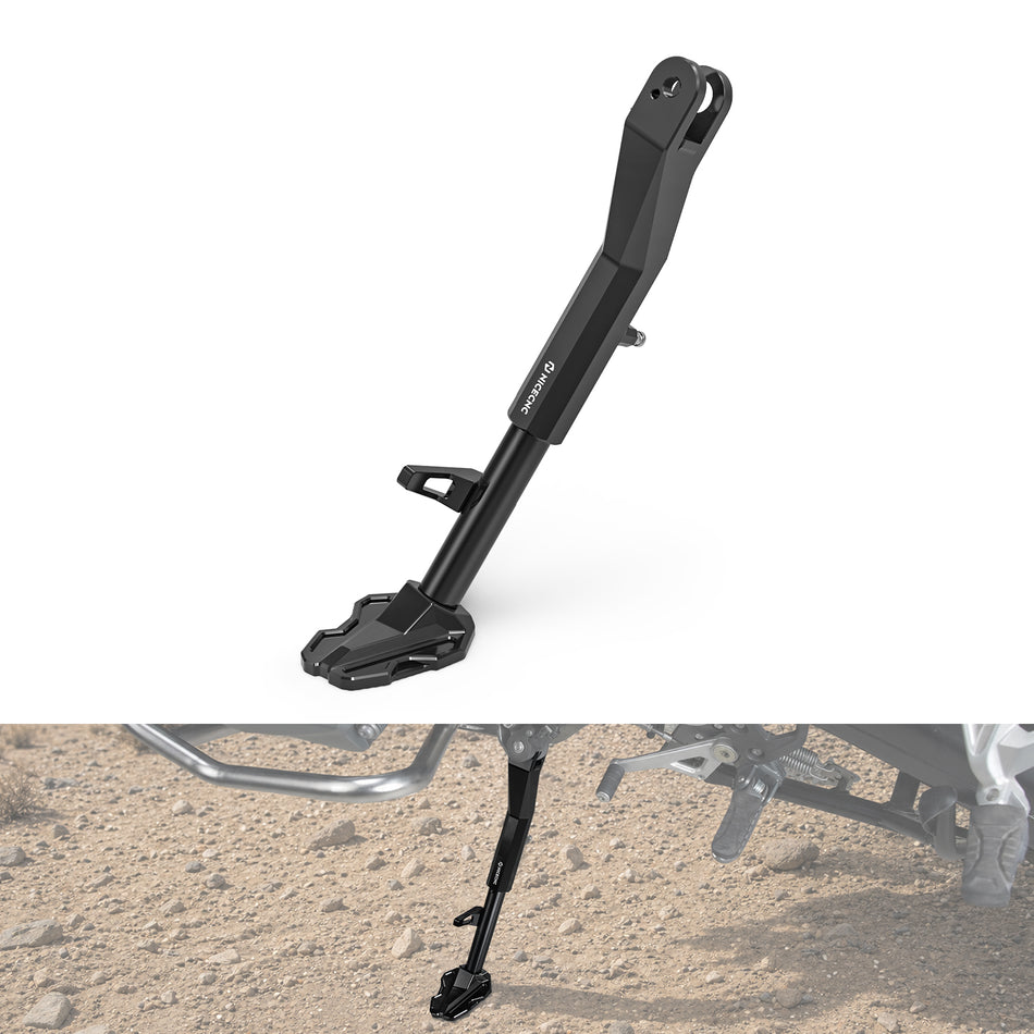 NICECNC Adjustable Side Stand Kickstand For BMW R1250GS Adventure 2019-2024 R1200GS 2013-2019