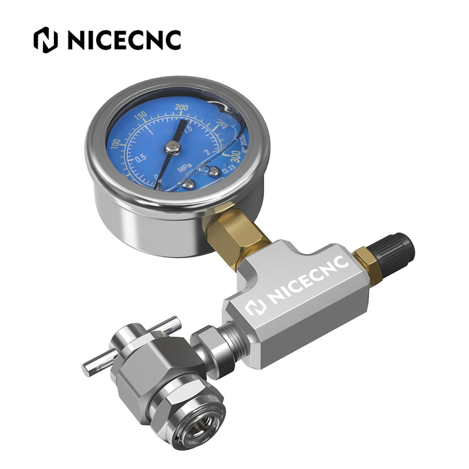 NICECNC 300PSI High Accuracy No Loss Nitrogen Filling Tool Kit For Schrader Valve Shock