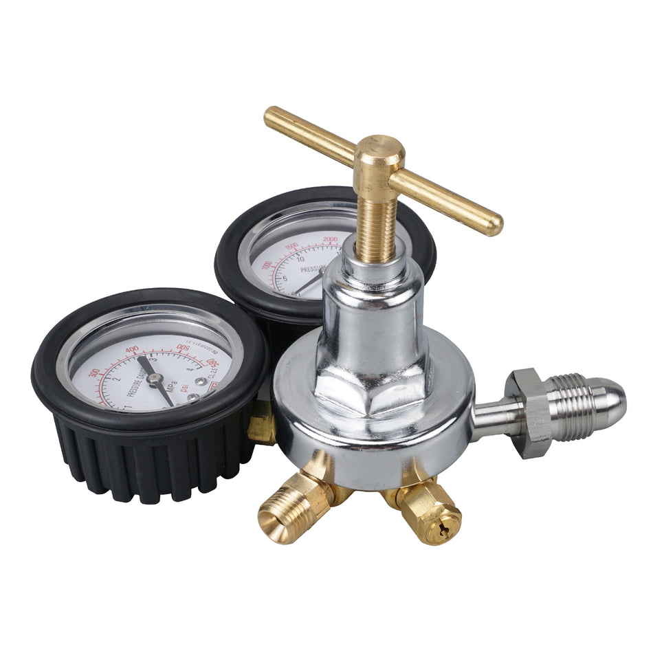 NICECNC Universal Nitrogen Regulator Shock Fill Kit 8' Hose w/ CGA580 Connection