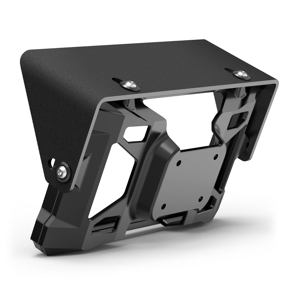NICECNC Protective Case + Adjustable Sun Visor Kit For Garmin Zumo XT2 6" Devices