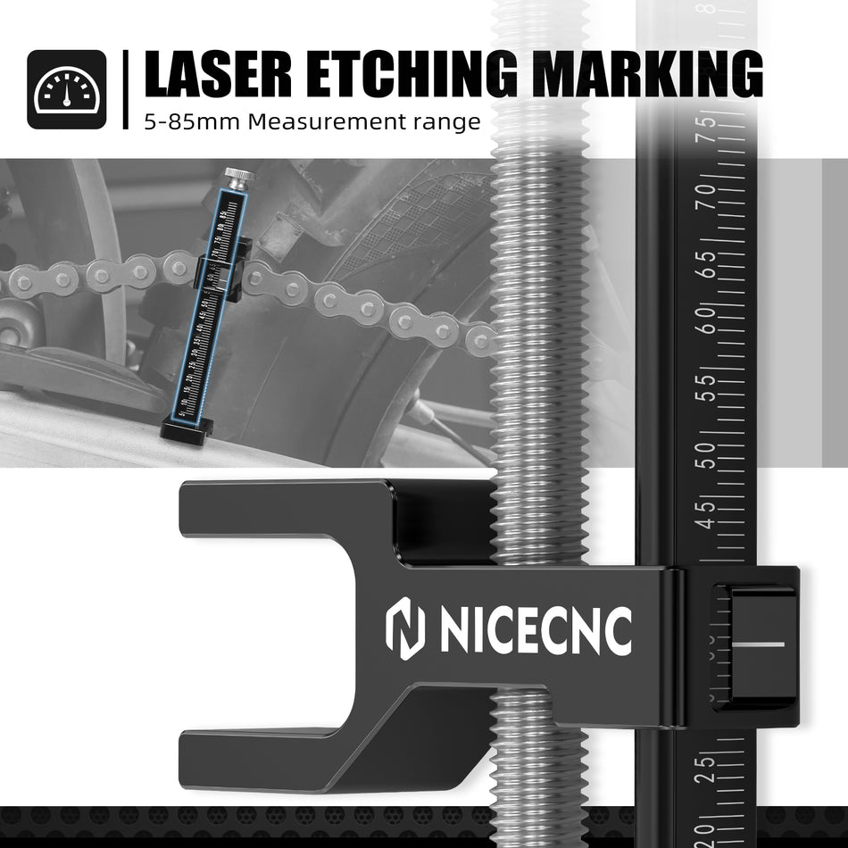 NICECNC Chain Slack Adjustment Tool for KTM SX-F EXC Husaberg Husqvarna Beta RR Sherco SE-F YZ YZF WRF