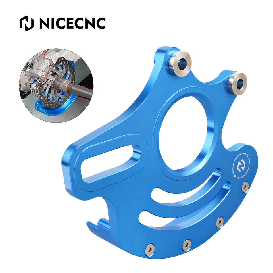 NICECNC Brake Caliper Disc Rotor Guard for Yamaha YFZ450R, 11mm Thick 6061-T6 Billet Aluminum CNC Technology