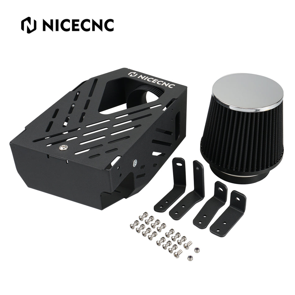 NiceCNC Intake System Filter Kit Air Box For Yamaha Raptor 700 2006-2024 700R 2009-2024