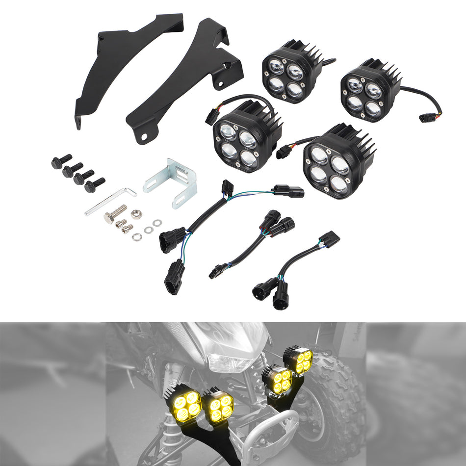 NICECNC 2000Lumens Front Headlight for Honda TRX450R 2006-2009 TRX450ER 2006-2014 81150-HP1-600