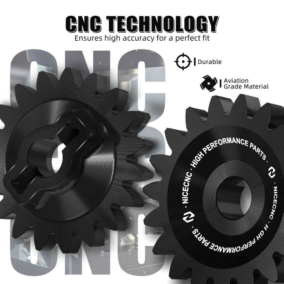 NICECNC ATV Oil Pump Driven Gear #15133-MEB-670 For Honda TRX450R TRX450ER 06-14