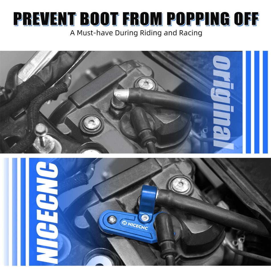 NICECNC Spark Plug Boot Hold Down For Yamaha YFZ450R/SE 2009-2025 YFZ450X 2010-2011