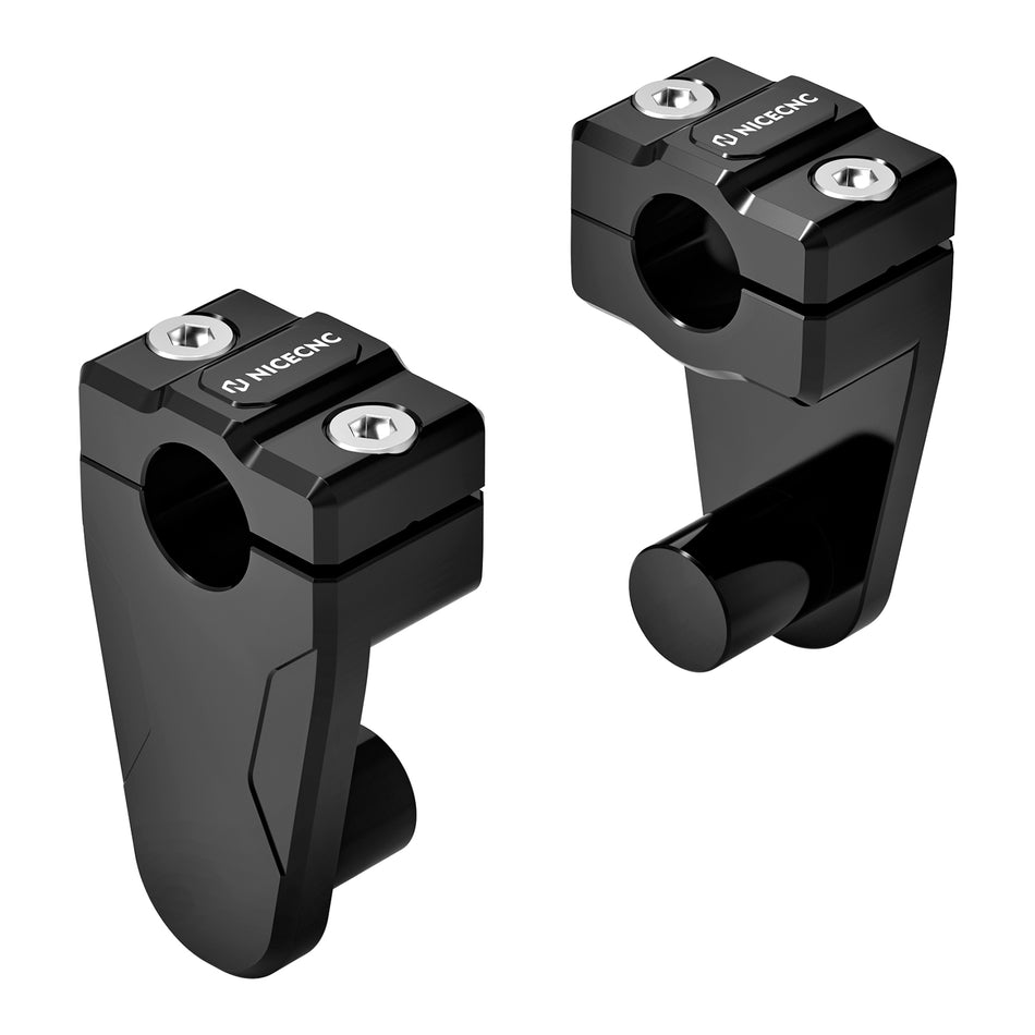 NiceCNC Handlebar Risers For Yamaha Raptor 700 700R Banshee 200 350 YF ...