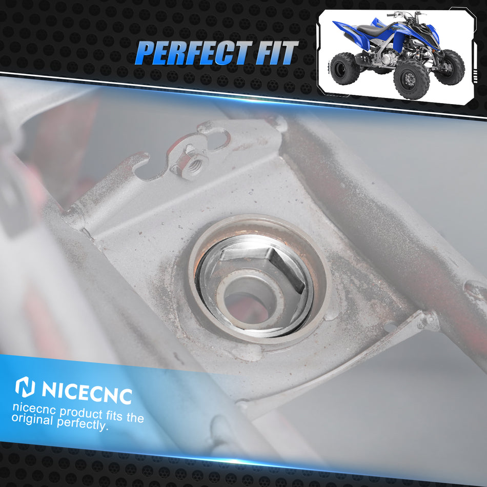 NiceCNC Steering Stem Bearing Holder Nut For Yamaha Raptor 660R 700 700R YFZ450 YFZ450X  Banshee350 Kodiak400 Grizzly350 Grizzly400