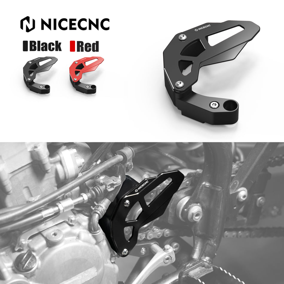 NICECNC ATV Engine Case Saver Chain Guard Trim Panel For Honda TRX 450 R / ER