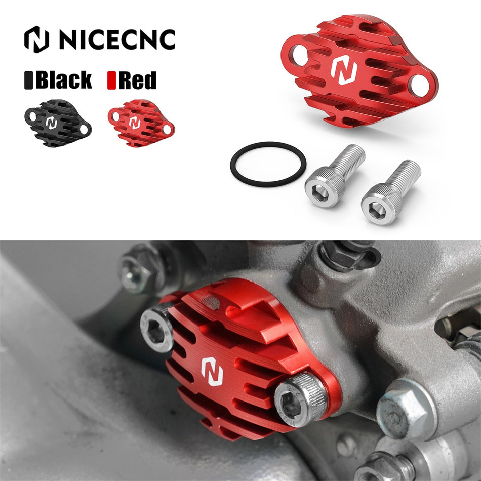 NICECNC ATV Parking Brake Caliper Block Off Cover Plate For Honda TRX 450 R / ER 300EX 400EX