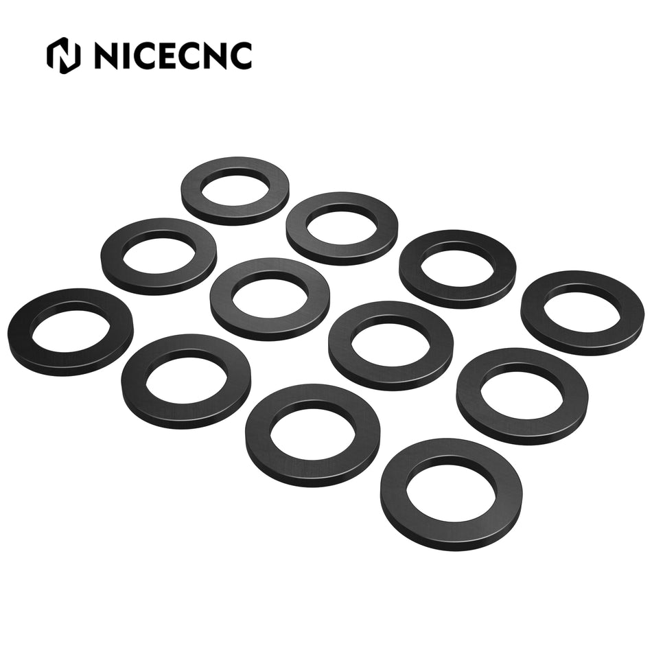 NiceCNC 12PCS Clutch Weights Gaskets For Can-Am Maverick X3 Max R 4x4 Turbo DPS Commander 1000R 4x4 XT-P DPS