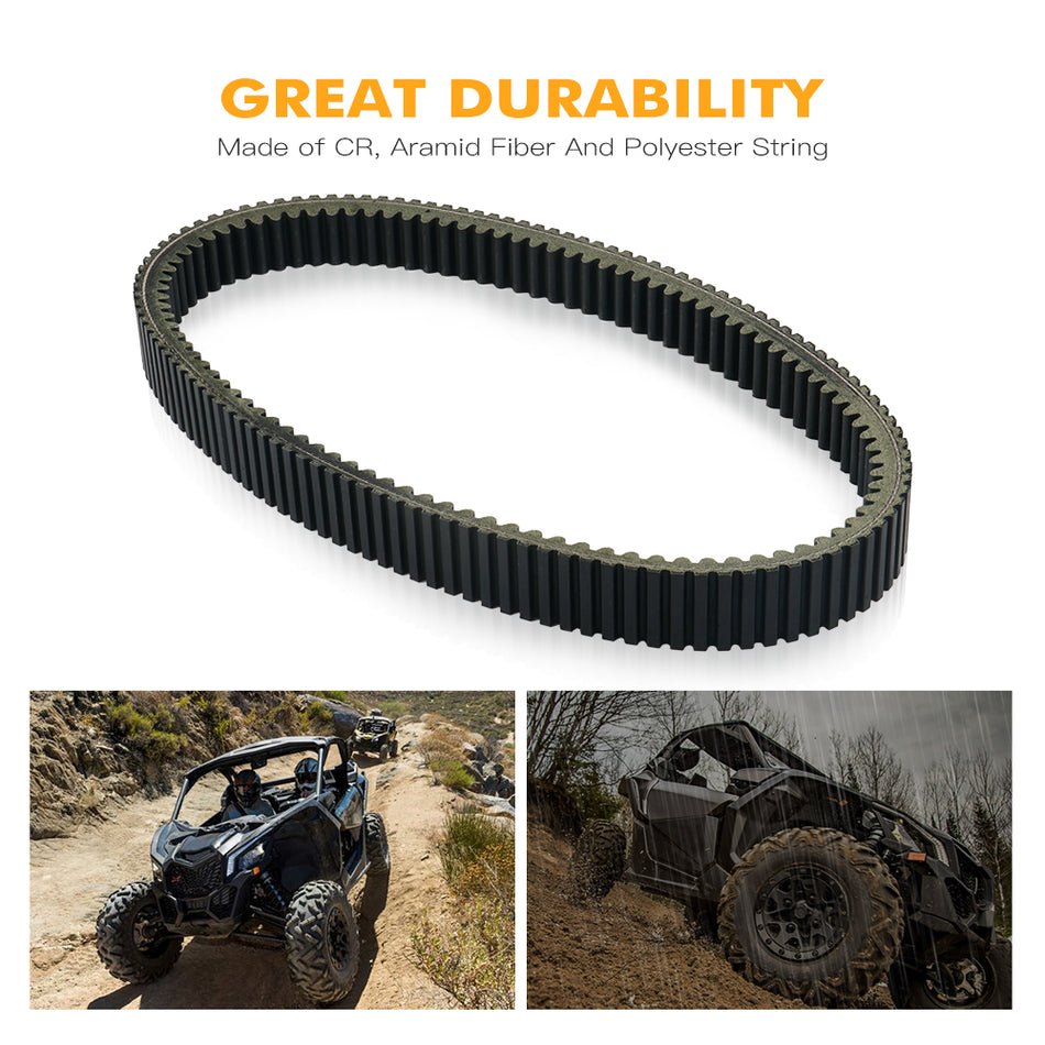 Heavy Duty Drive Belt for Can Am MAVERICK X3 2018, Clutch Belt Transmission Belt