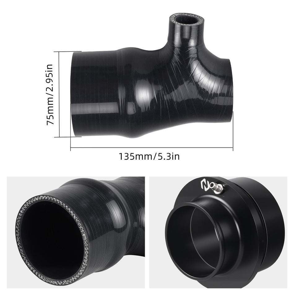 NICECNC X3 Turbo Silicone Intake Hose Kit Compatible with CAN AM x3 2017-2019