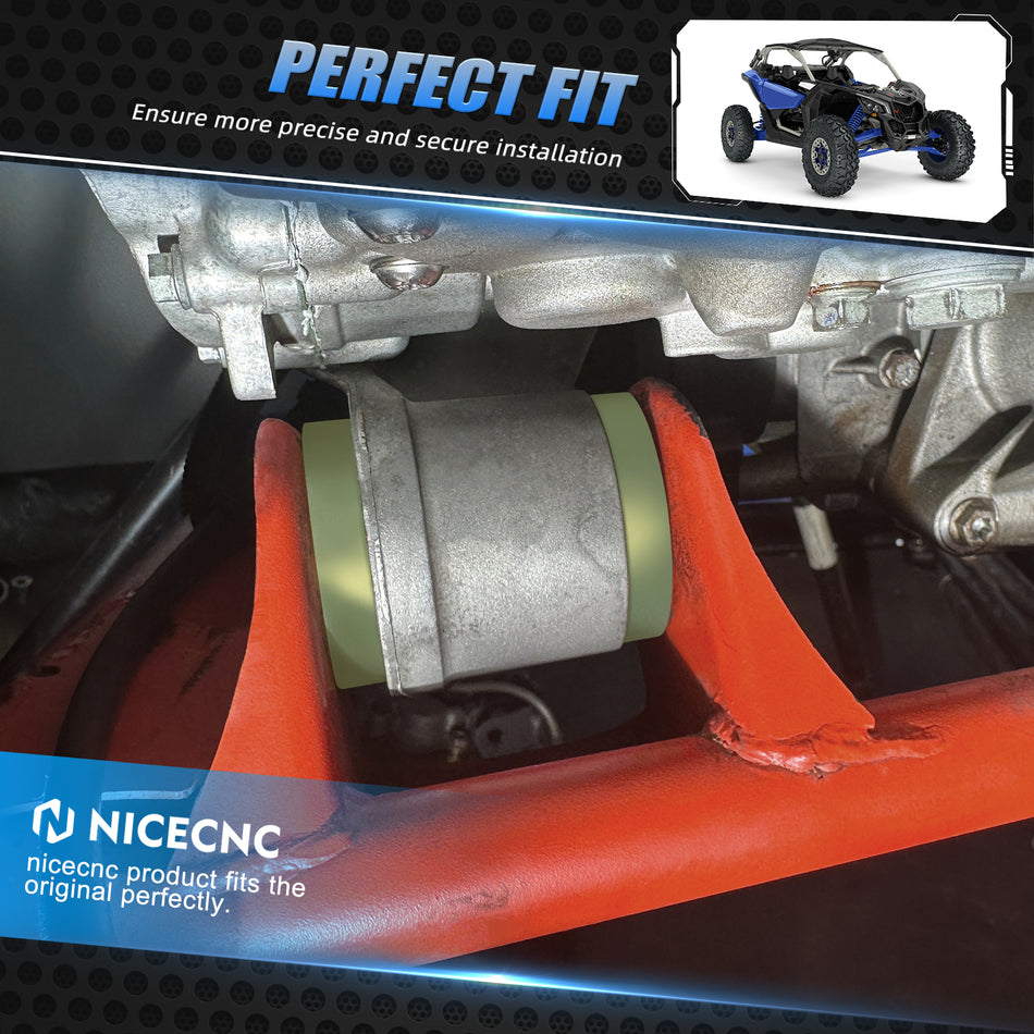 NiceCNC Poly Solid Engine Mounts For Can-Am Maverick X3 R 4x4 Turbo DPS