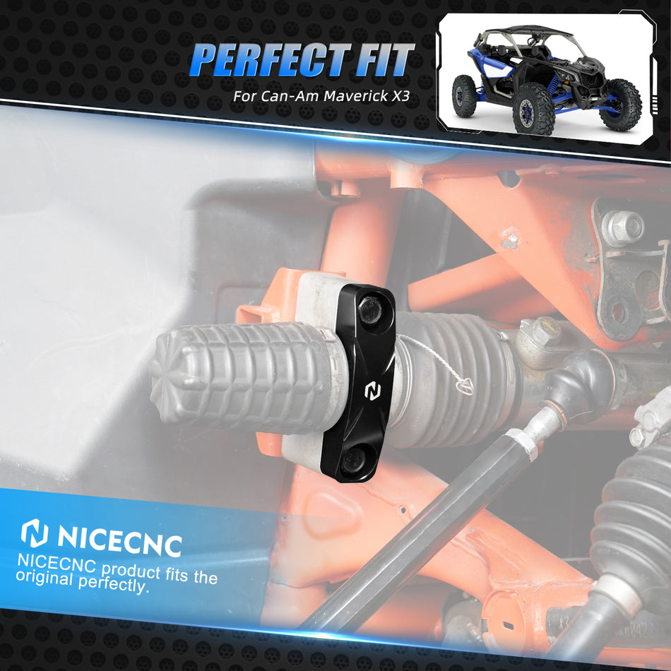 NiceCNC Reinforce Steering Rack Mount Plate For Can-Am Maverick X3 R Max 4x4 Turbo DPS