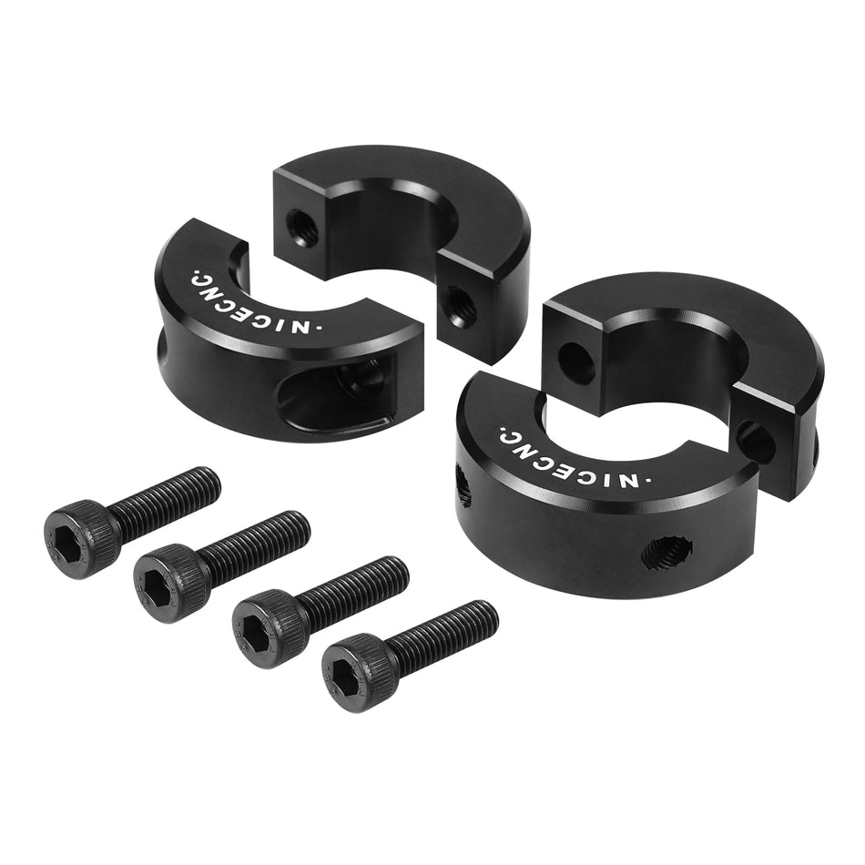 NICECNC Aluminum Two-Piece Front Sway Bar Clamping Collar Compatible with Can Am x3 2017-2020