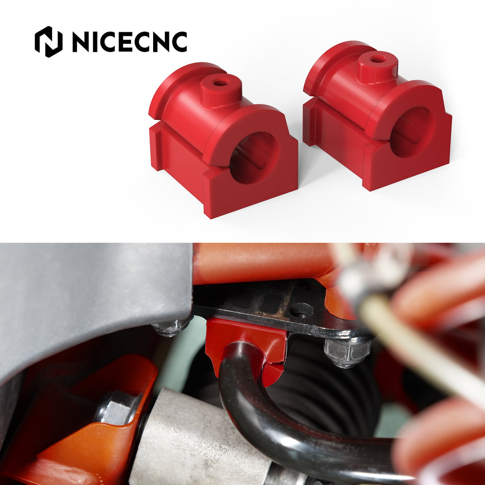 NICECNC UTV Front Anti-Roll Sway Stabilizer Bar Bushing Kit For Can-Am Maverick X3 2017-2024