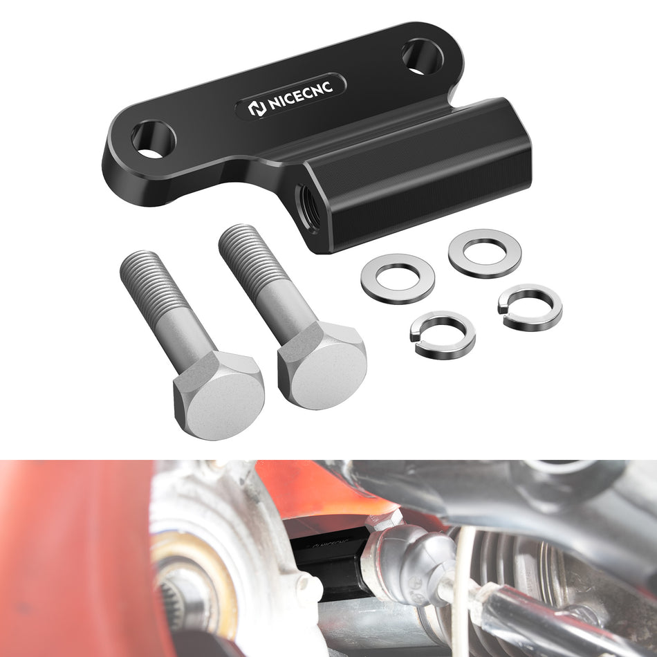 NICECNC Steering Flag Aluminum Alloy Compatible with Can Am Maverick x3 2017-2021