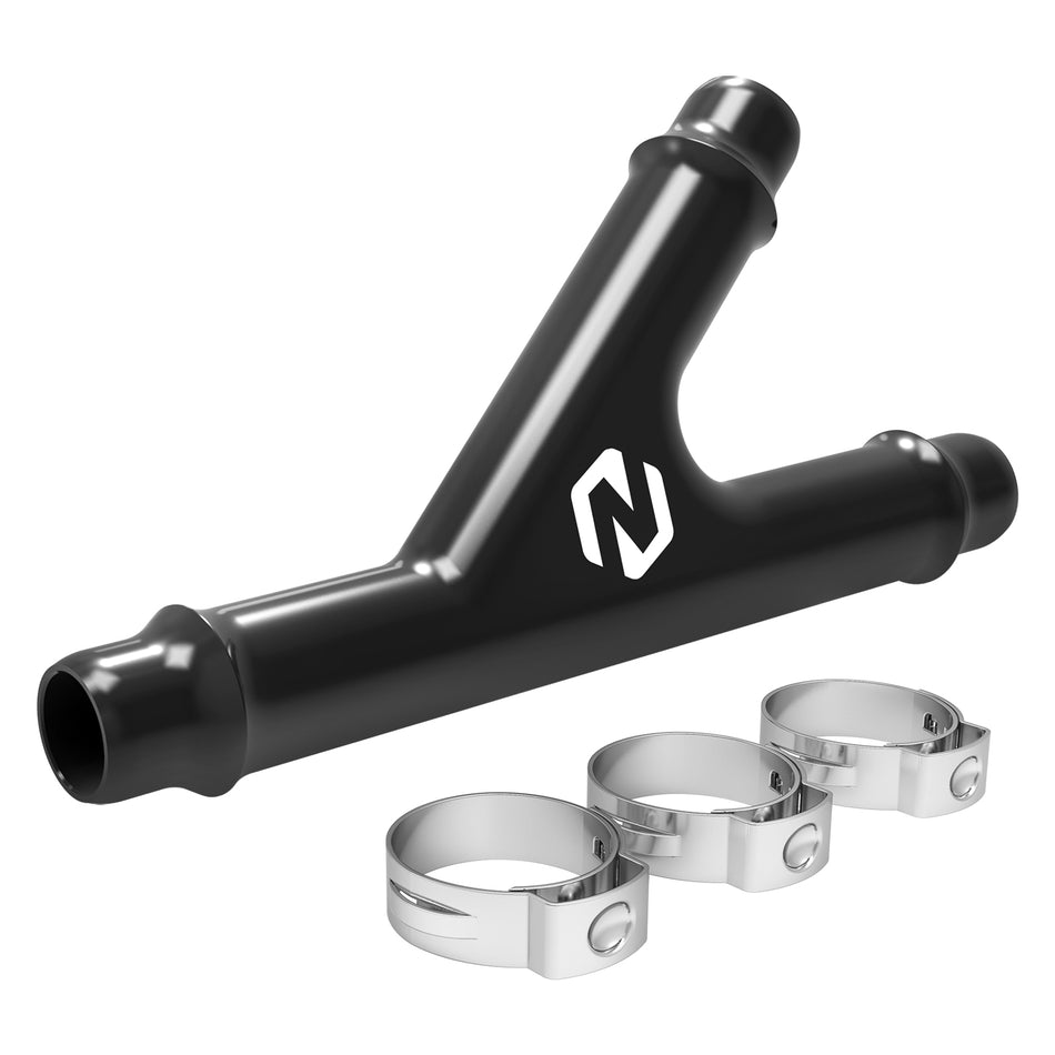 NiceCNC Y Fitting with Hose Clamps For Can-Am Maverick X3 R Max 4x4 Turbo DPS