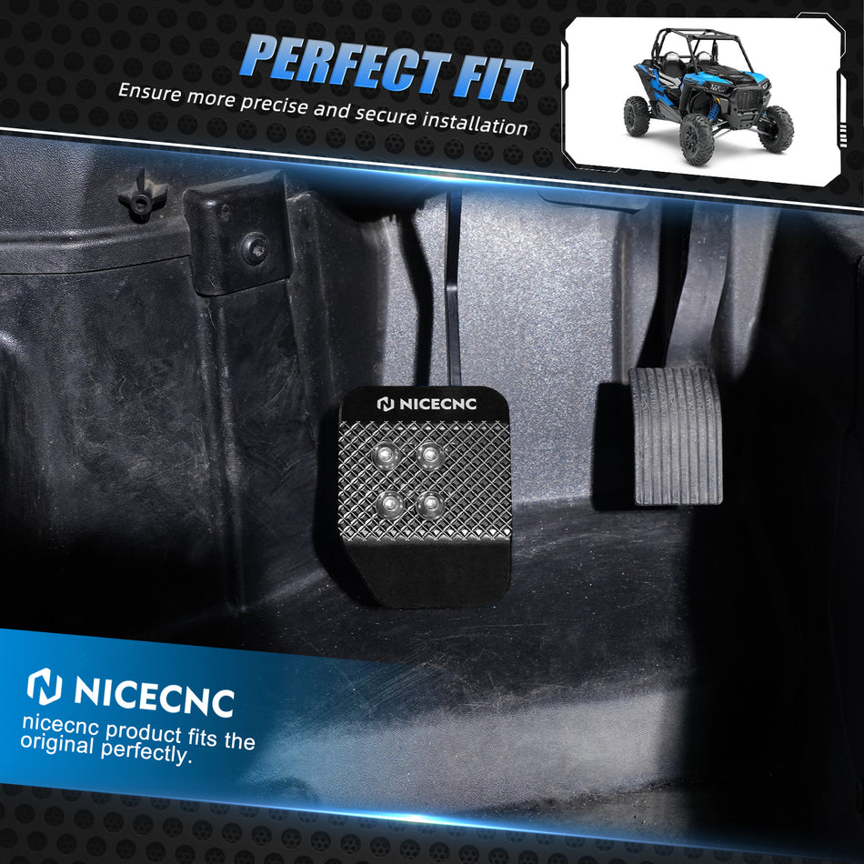 NiceCNC Brake Pedal Extender For Polaris RZR XP 1000 EPS