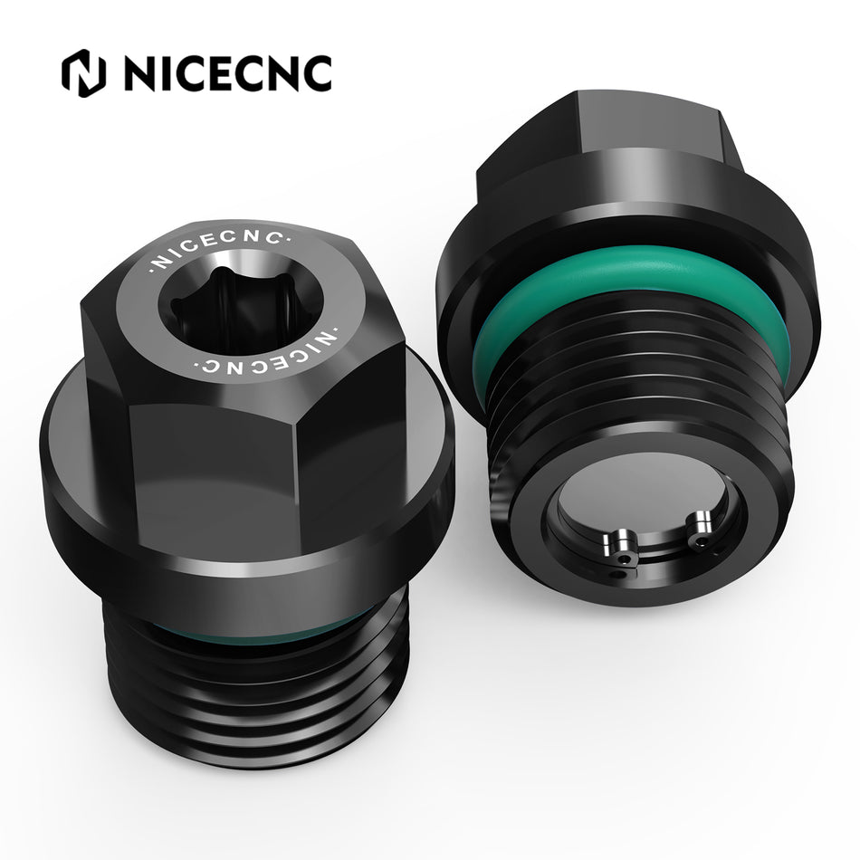 NiceCNC Magnetic Front Differential Fill and Drain Plug For Polaris RZR XP Turbo S