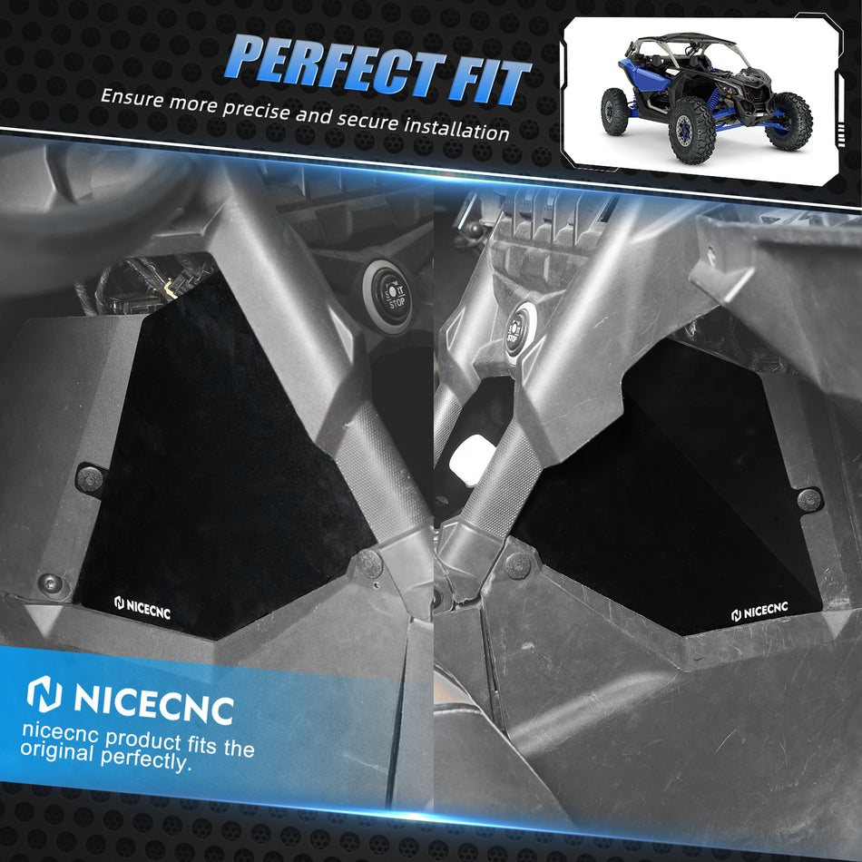 NiceCNC Center Console Glove Box Panel For Can-Am Maverick X3 R Max  4x4 Turbo DPS