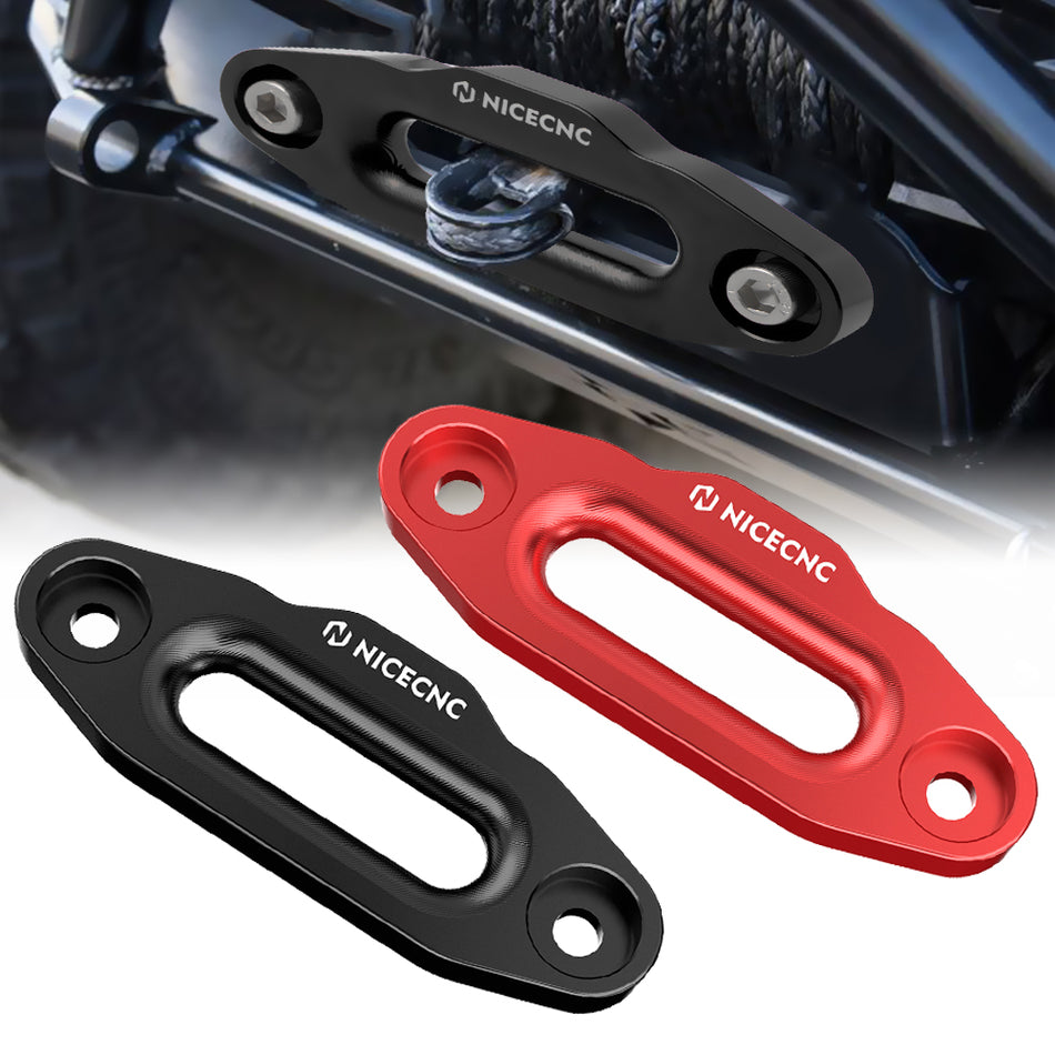 NICECNC ATV 4 7/8" INCH 2000-3500 LBS Hawse Fairlead For Synthetic Winch Rope Cable