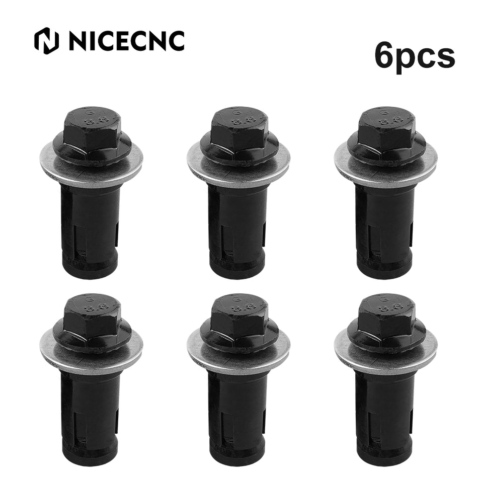 NiceCNC Rock Slider Mounting Hardware Bolt Screw Nut For Polaris RZR XP 1000