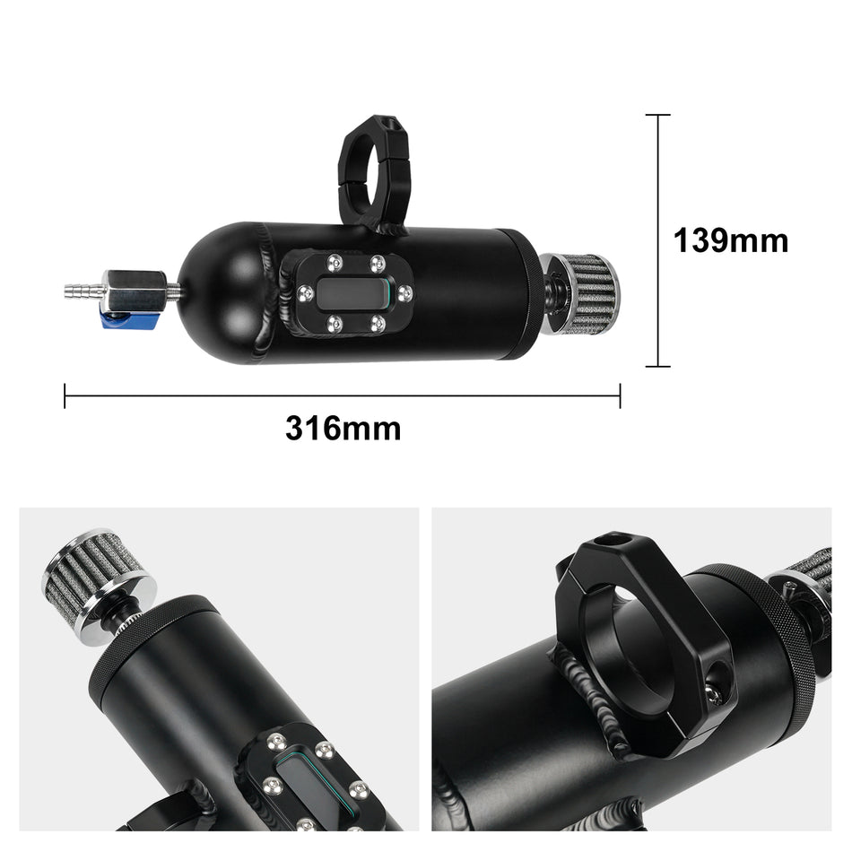 NICECNC Aluminum CNC Catch Can Kit Compatible with Can Am X3 2017-2023