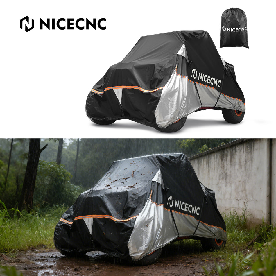 NICECNC Heavy Duty UTV Cover Compatible With 2 Seater Can-Am X3 Kawasaki krx1000, Honda talon,RZR XP1000 420D Oxford