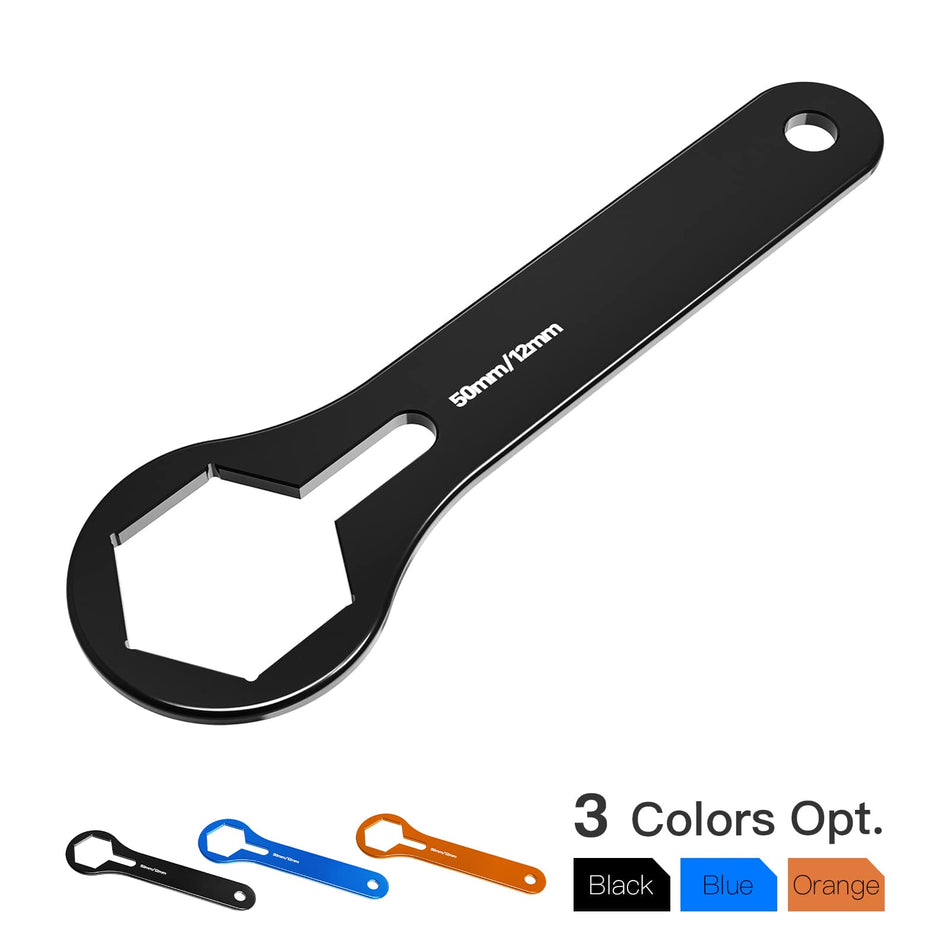 50mm Fork Cap Wrench For KTM 125-450 SX/XC 07-22 EXC/XCW 08-22 Husqvarna 125-501 FC/TC/FX/FE 14-22