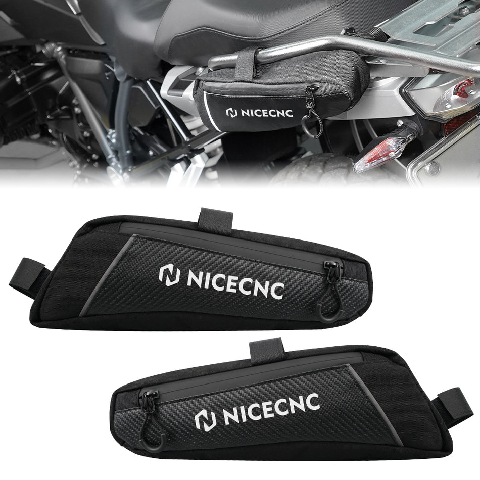 NiceCNC Motorcycle Frame Side Tool Bags, Box Rack Side Bags Luggage Rack Travel Place Bags for BMW R1200GS LC 2013 - 2020 2019 2018 R1250GS Adventure