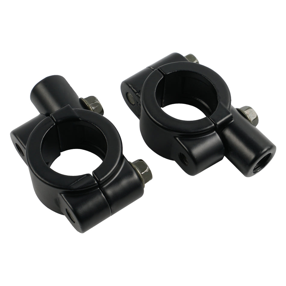 NICECNC Handlebar Mirror Mount Holders Adapter Aluminum for motorcycle w 7/8"handle bar