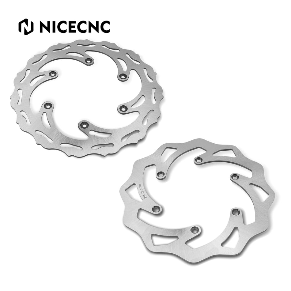 NICECNC Front Rear Brake Disc Discs Rotor for KTM 150SX 200 XCW 250 XC SXF 1994-2018 2019 2020 2021 2022