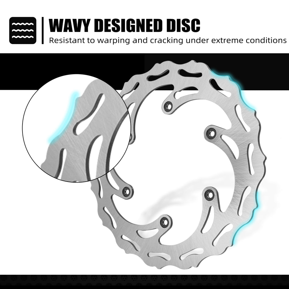 NICECNC Front Rear Brake Disc Discs Rotor for KTM 150SX 200 XCW 250 XC SXF 1994-2018 2019 2020 2021 2022
