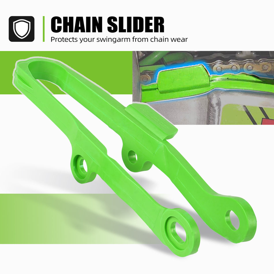 NICECNC Chain Slider Guard Protection Pads for Kawasaki KX250F 2006-2016 KX450F 2006-2015