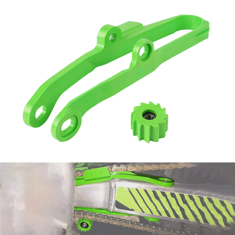 NICECNC Chain Slider Guard Protection Pads for Kawasaki KX250F 2006-2016 KX450F 2006-2015