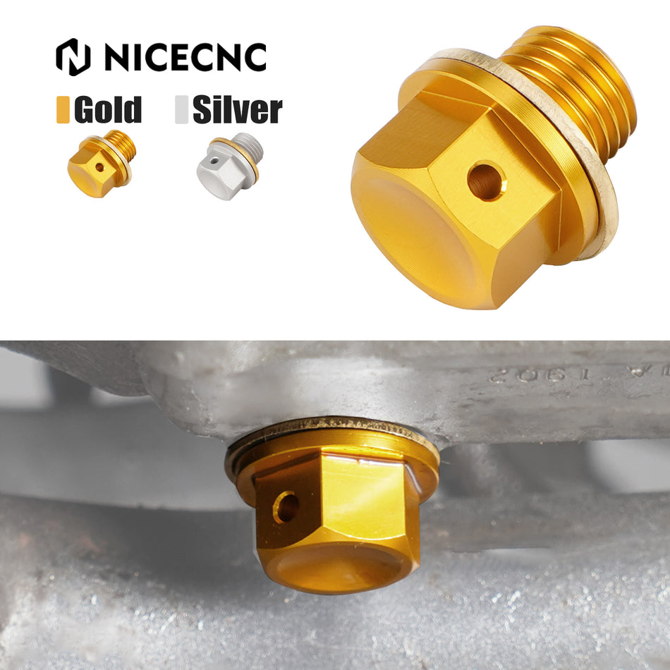 NICECNC Magnetic Engine Oil Drain Bolt Plug for Suzuki RM85 RM125 RM250 RMZ250 DRZ250 DRZ400