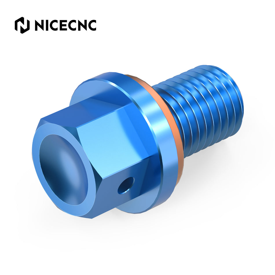 NICECNC M10X1.25 Magnetic Oil Drain Plug for Yamaha WR YZ250F 2001-2016 2017-2023 YZ450F 2014-2023