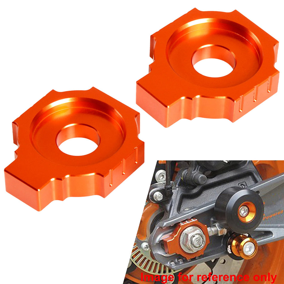 NICECNC Rear Axle Spindle Chain Adjuster Blocks for KTM 125 Duke 390 Duke 2011 RC125 RC200 2014 2015