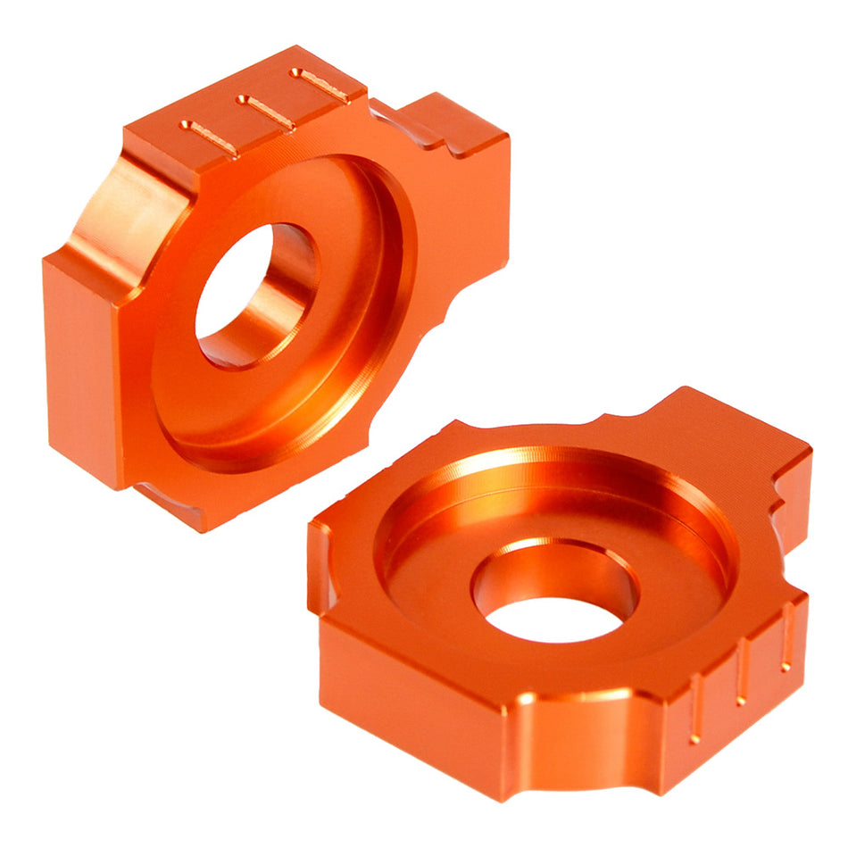 NICECNC Rear Axle Spindle Chain Adjuster Blocks for KTM 125 Duke 390 Duke 2011 RC125 RC200 2014 2015