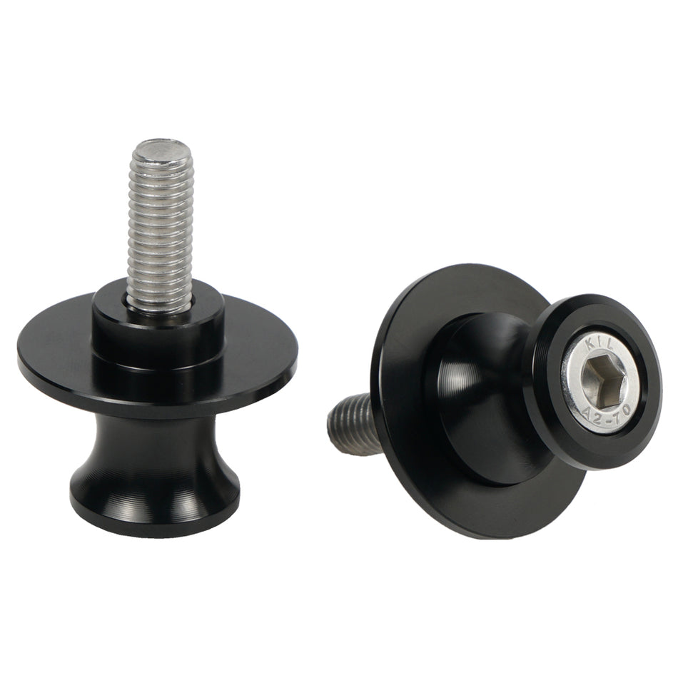 NICECNC 10mm Swingarm Spools for Kawasaki Versys 650 1000 KLE650 KLE1000 Z750 Z1000 ZX14